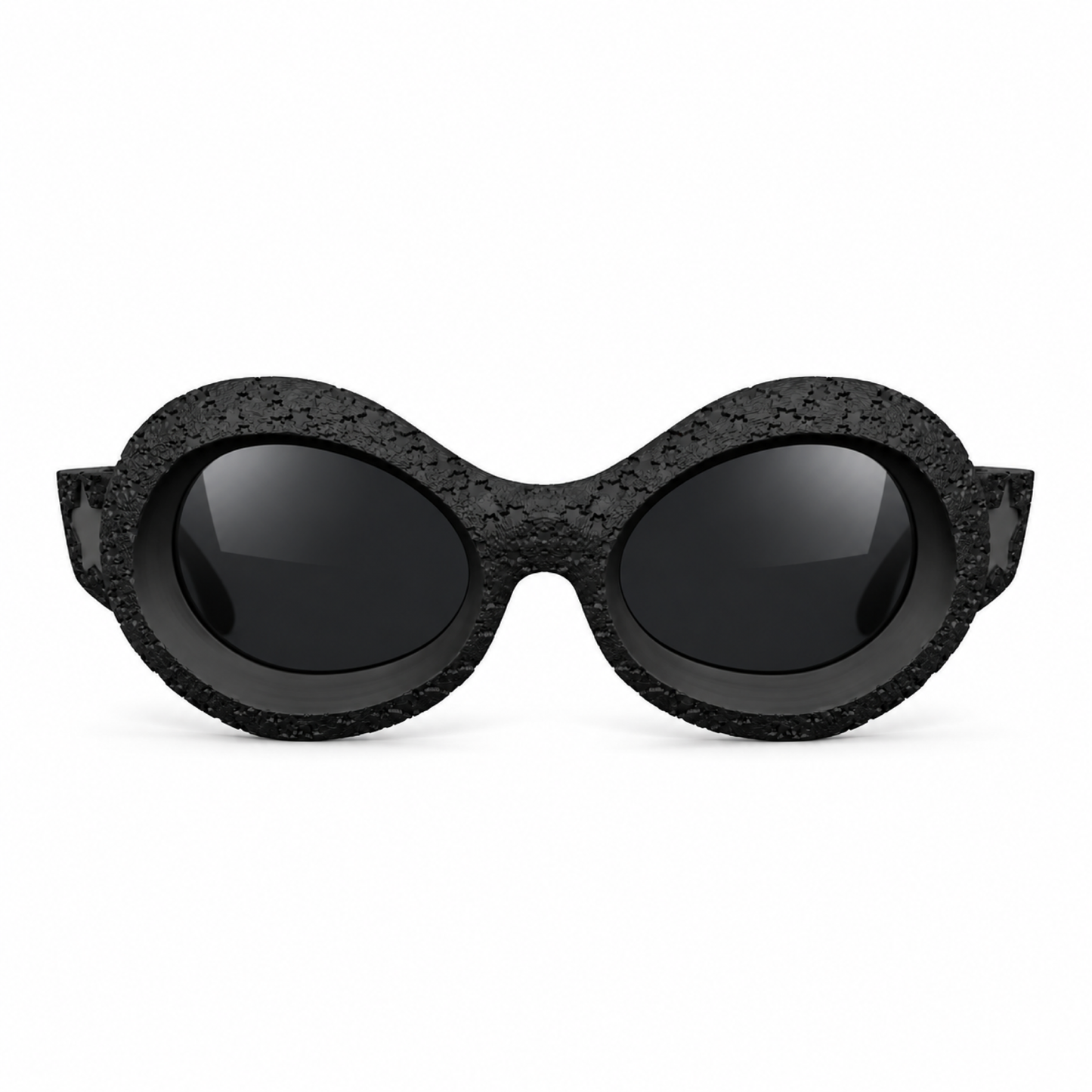 Infy Black sunglasses, front view