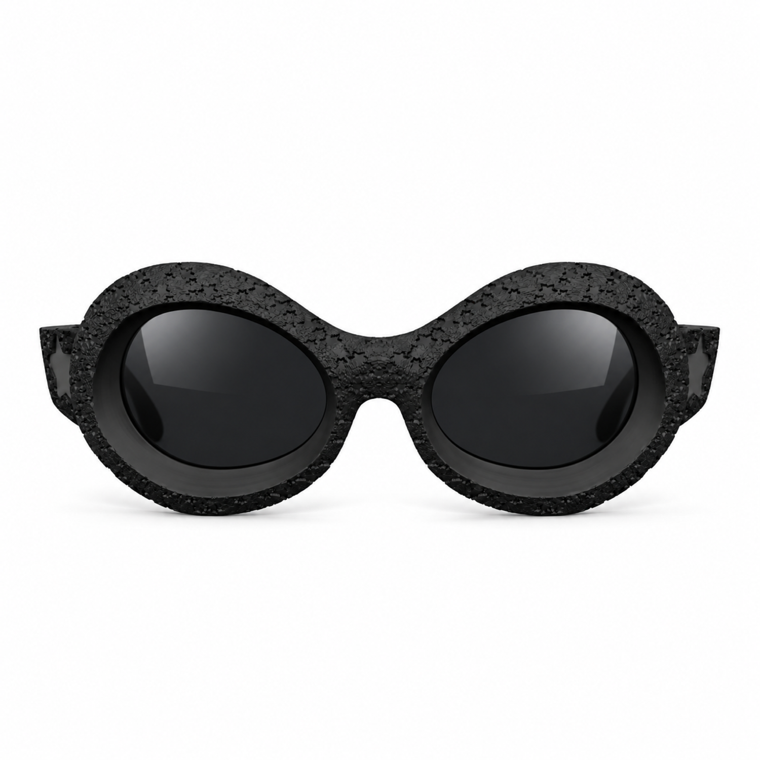 Infy Black sunglasses, front view