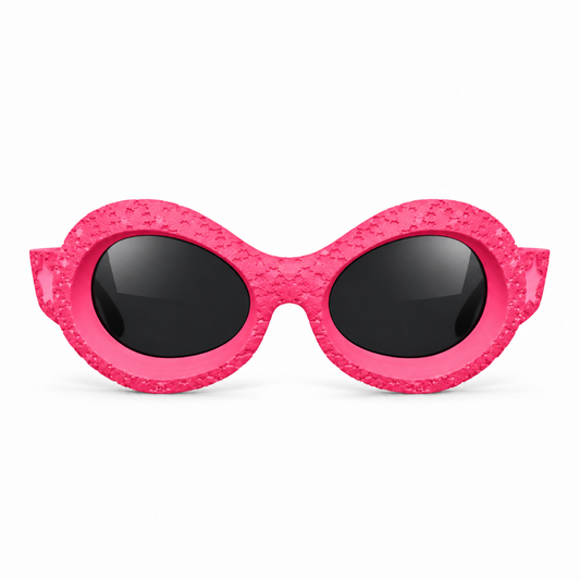 Infy Spicy Pink sunglasses, front view