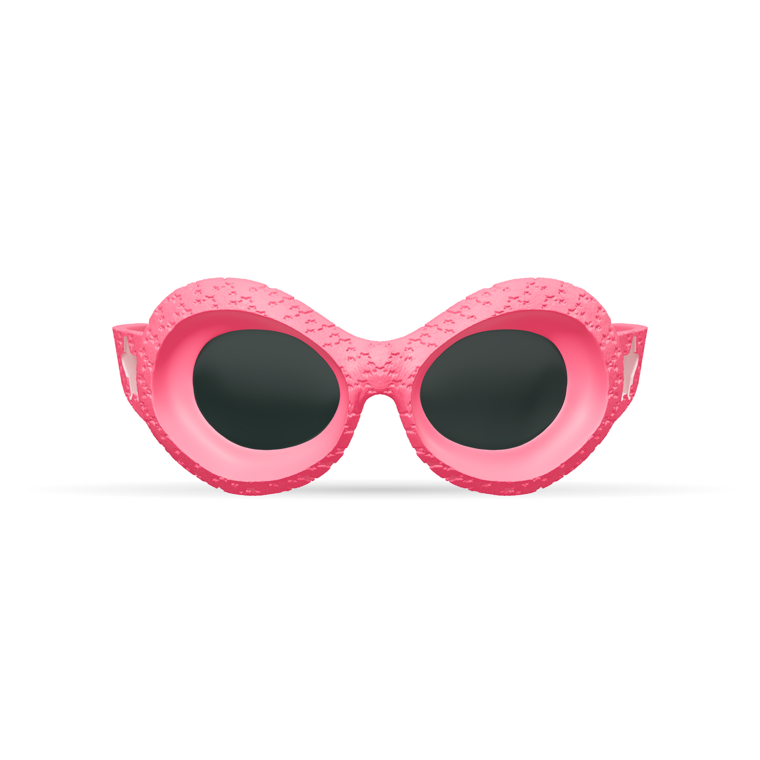 Infy Spicy Pink sunglasses, front studio render