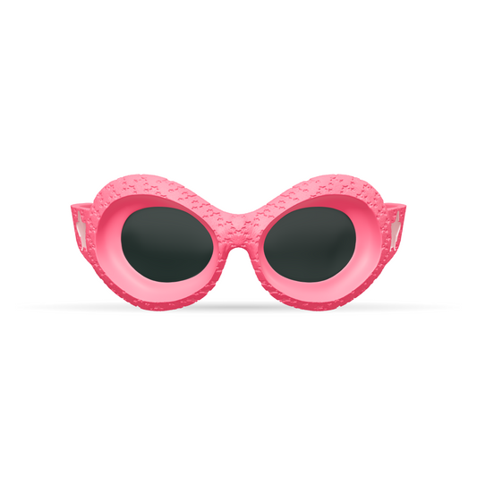 Infy Spicy Pink sunglasses, front studio render